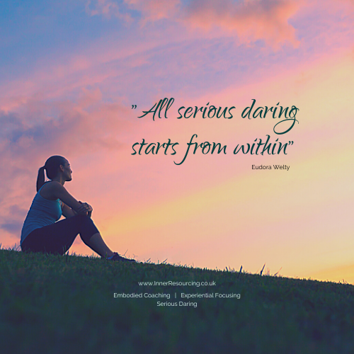 "all serious daring starts from within" quote