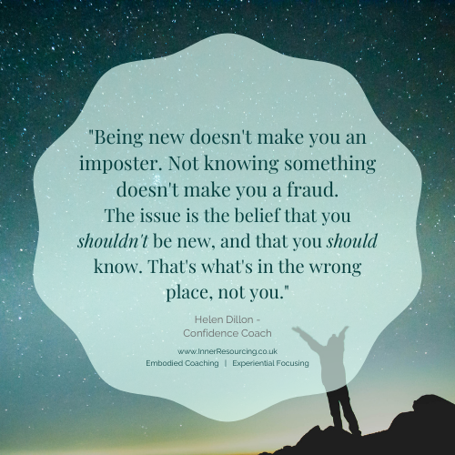 Quote about imposter syndrome